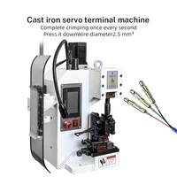 Cast Iron Servo Wire Terminal Crimping Machine – 2.5T, 2000 Molds, Horizontal & Straight, 750W Motor - Image 3