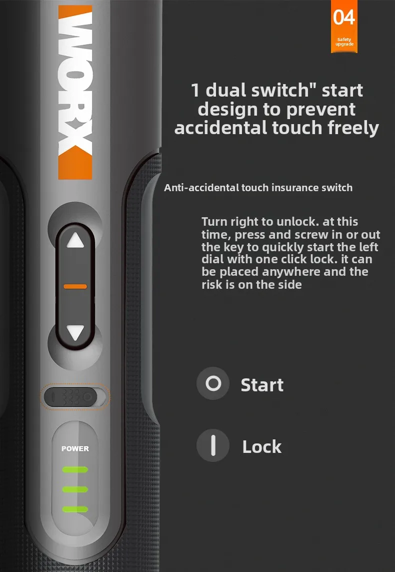 Șurubelniță electrică fără fir WORX 4V