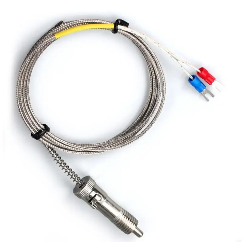 96GF Stainless Steel Thermocouple Clip Probe for Industrial Boilers and Home Heating Systems Temperature Monitoring Tool