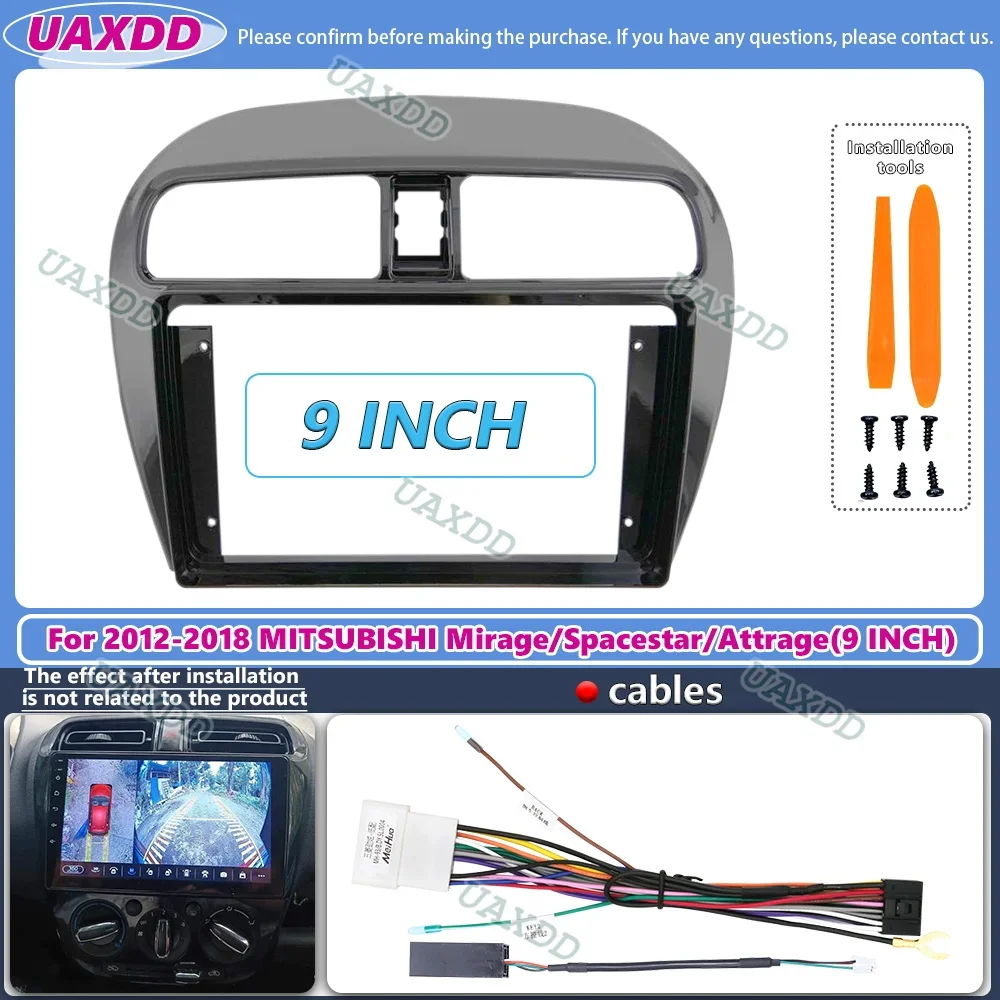 Car Stereo Upgrade kit for Mitsubishi Mirage 2012-2019 LA - PPA Car Audio
