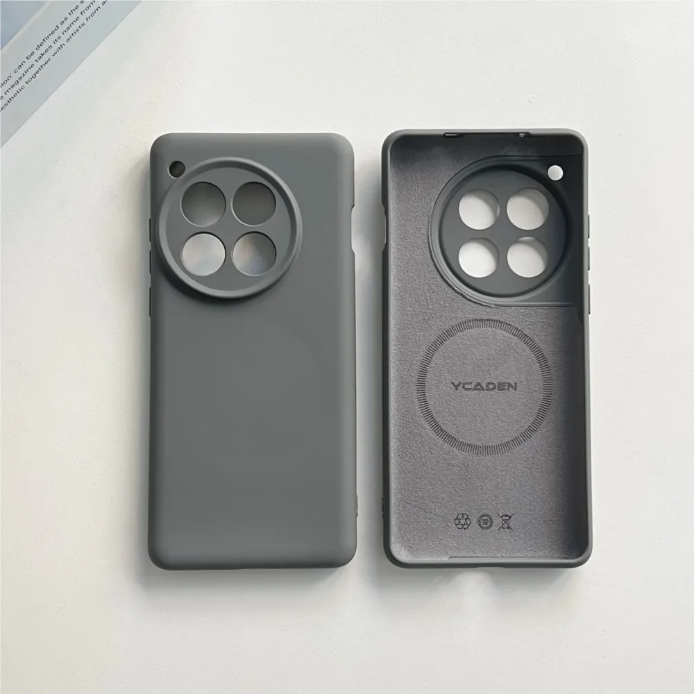 Wireless Charging Magsafe Liquid Silicone Phone Case with Magnetic Slim Design and Camera Protection