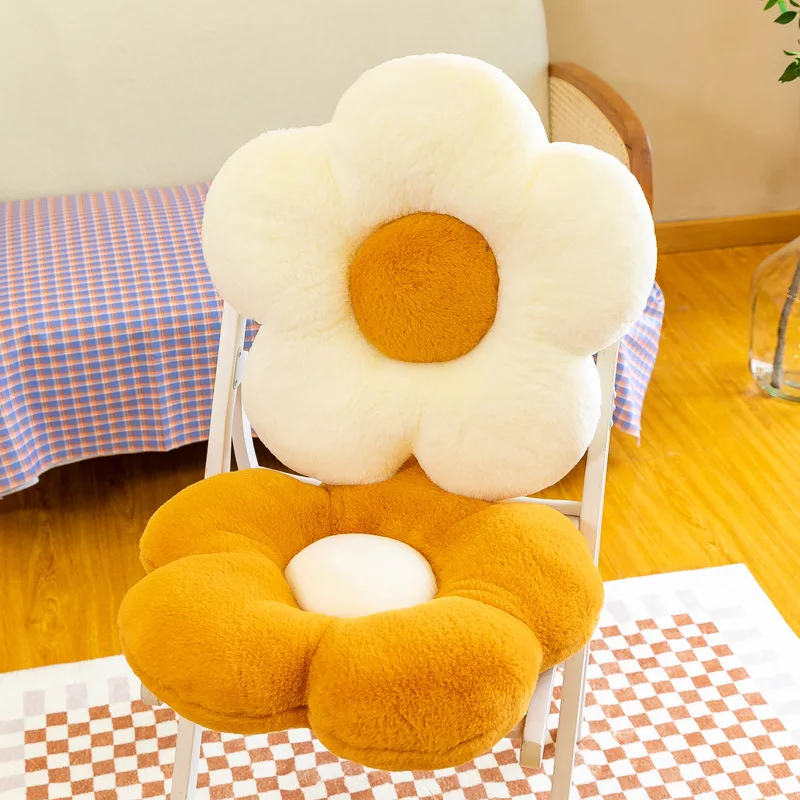 

Sunflower petal pillow bedside cushion living room sofa seat soft cushion fresh window cushion home decoration plush toys