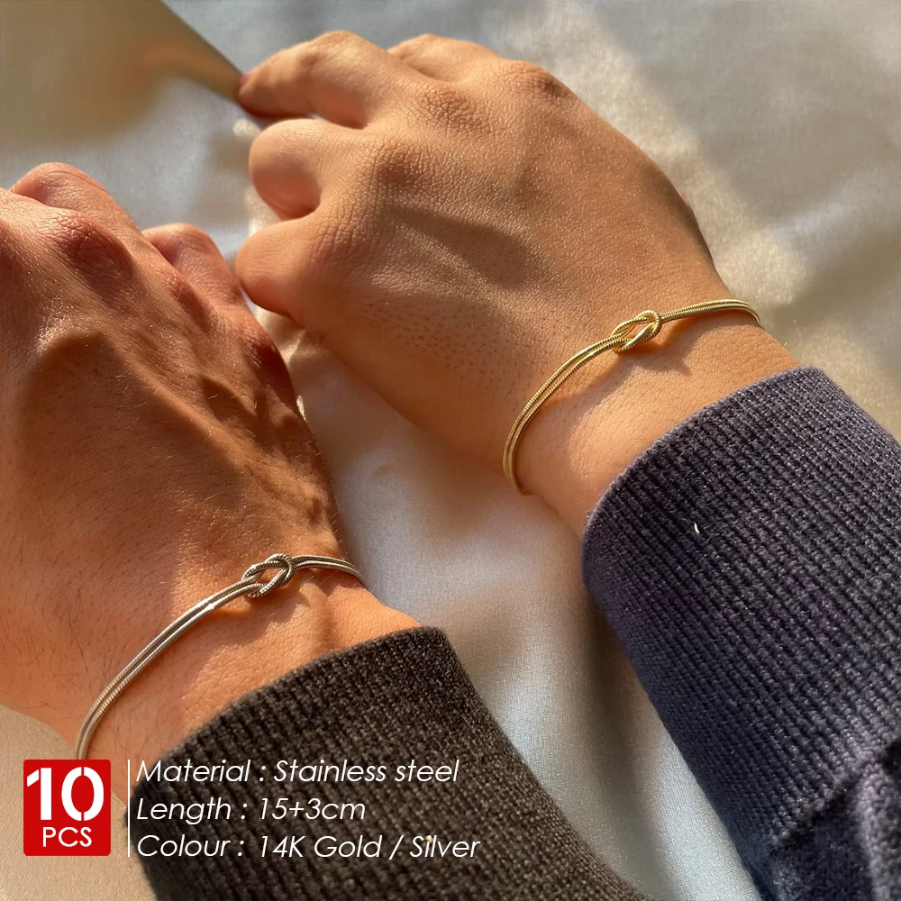 thumbnail image 2 of Love Knot Snake Chain Infinity Bracelets For Women 925 Sterling Silver Gold Plated Bracelet Matching Couples Friendship Relationship Valentine Christ 1a8da5ba A912 4499 90db D782e6f26373.d9dbf8f98363cfb8a0dbdd936a92a71e 2 of 10