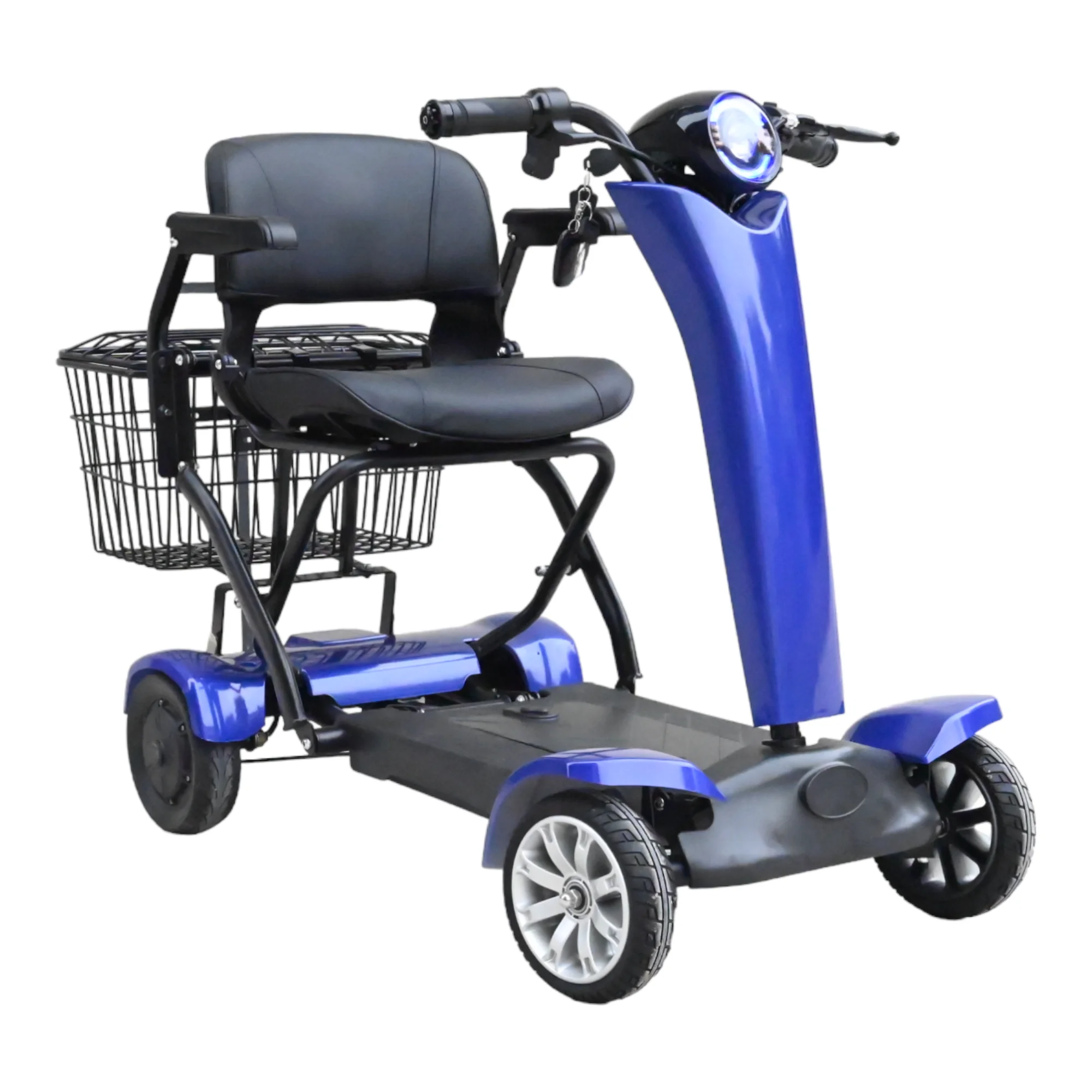lightweight auto moto folding mobility scooter elderly electric scooters with turn signal light for sale