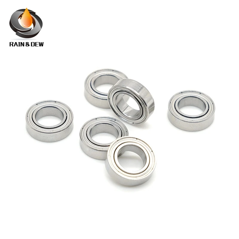 10pcs MR125ZZ MR125 L-1250ZZ Deep Groove Ball Bearing 5x12x4 mm Miniature Bearing Motor Bearing