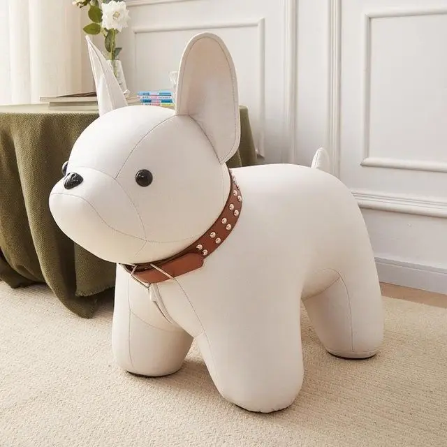 

Changing Shoe Stool Cartoon Wood Ottoman Stool, Animal Footstool For Living Rooms Bedroom Home Decor