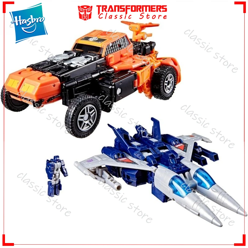 재고 있음 클래식 Hasbro Transformers Toys Age Of The Primes Sandstorm&Slugslinger Cybertron Autobots 액션 피규어 Collectible