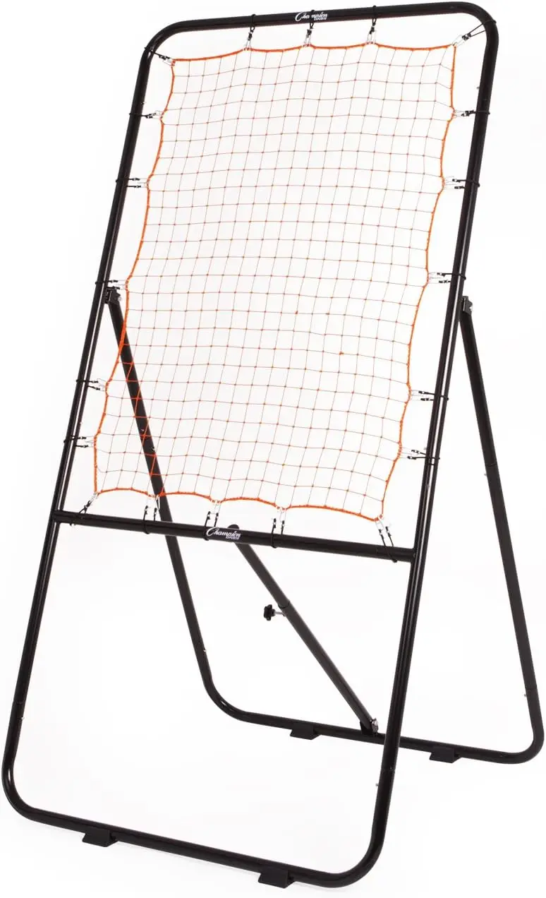 

Lacrosse Bounce Target Ball Return Net for Professional, College and Grade School Training, Practice and Drills - Improves Offe