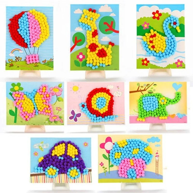 8-30MM Pom Poms Craft Supplies for DIY Decor