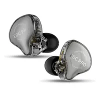 KZ EDC Pro Wire Earphone Large Dynamic Drivers Monitor Bass In-ear Headphone Cancelling Headset with Detachable Audio Cable