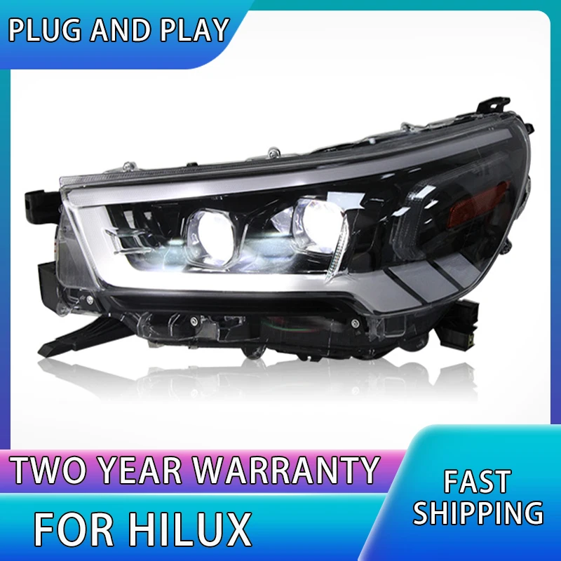 CarStylingForToyotaHiluxHeadlights20212022HILUXVIGOHiluxRevo