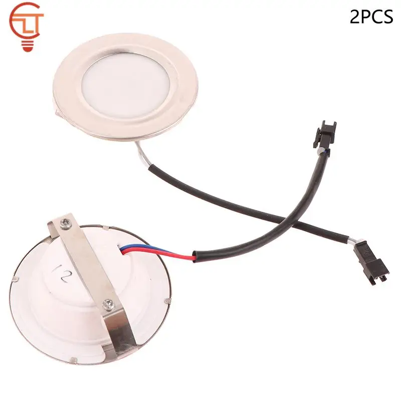 주방 조리기구 LED 전구, 캐비닛 옷장 찬장 조명, 에너지 절약 용품, 70mm 범위 후드 조명, 12V DC 1.5W, 2 개