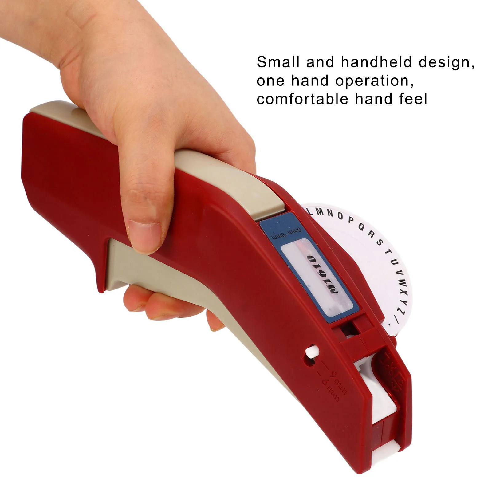 Embossing Label Maker Clear Number Letter One Hand   ABS Label Making Embosser for Label  Label Maker