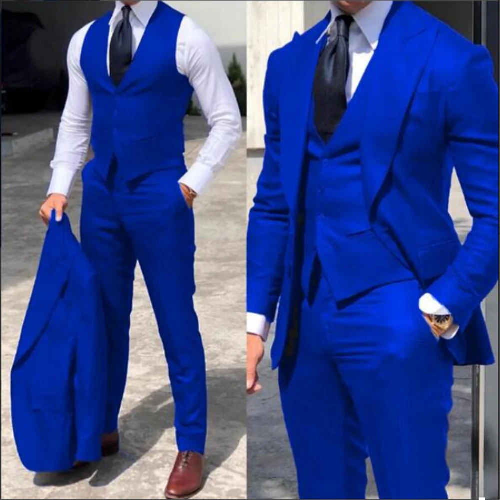 Formal Suit Elegant Wedding Tuxedos Suits 3 Pieces for Men