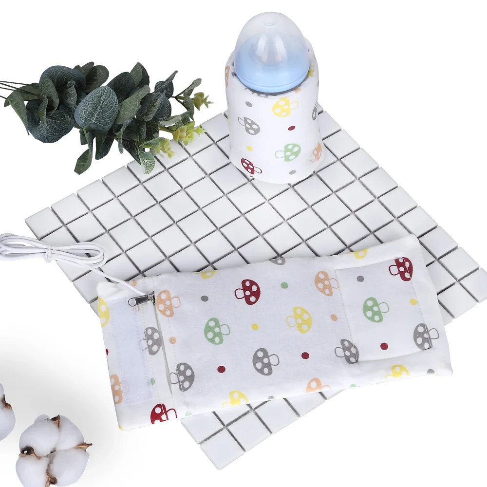 Portable USB Insulated Milk Warmer Bag for Travel & Baby Feeding