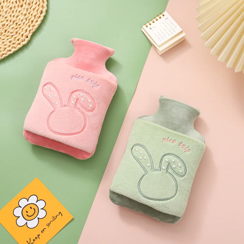 

Зимний Теплый детский студенческий милый кролик из ПВХ с героями мультфильмов утолщенный взрывозащищенный теплый сокровище для рук