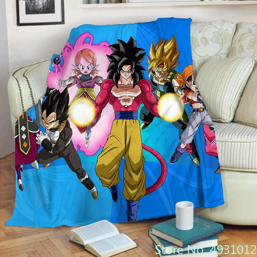 Anime Dragon Ball Super Blanket Flannel Throw Room Decoration – Super Anime  Store