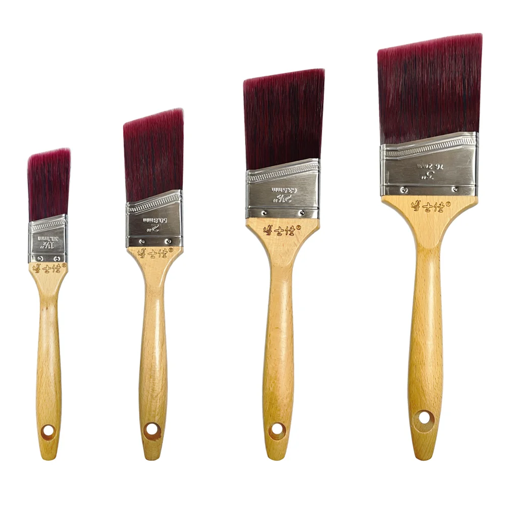 Pro Grade Paint Brushes Art paint brush 1.5" 2" 2.5" 3" Angle Brushes paint brushes