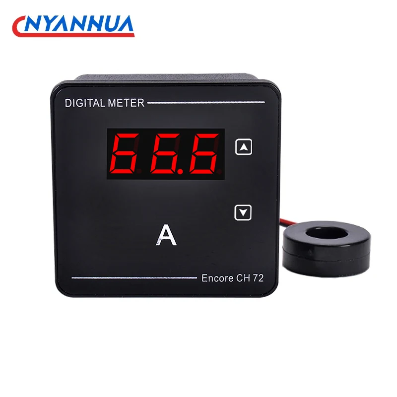 Grün  Mini Square Digital Volt-Amperemeter Voltmeter Amperemeter Voltmeter Dual Led Anzeige Spannungs Und Stromanzeige Monitor Ac Panel Meter Ac60 500v Ac0 100a 87063567