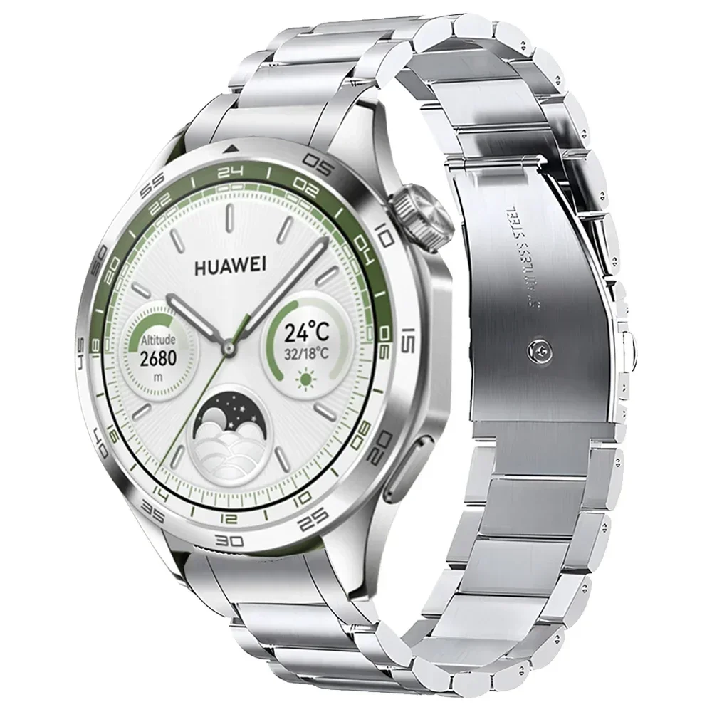 Huawei用ステンレススチール時計バンド,スペアパーツ,gt 4, 46mm, 22mm