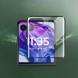 3D Curved Tempered Glass Screen Protector - Clear Full Cover Protective Film (Moto Razr 50 Ultra)
