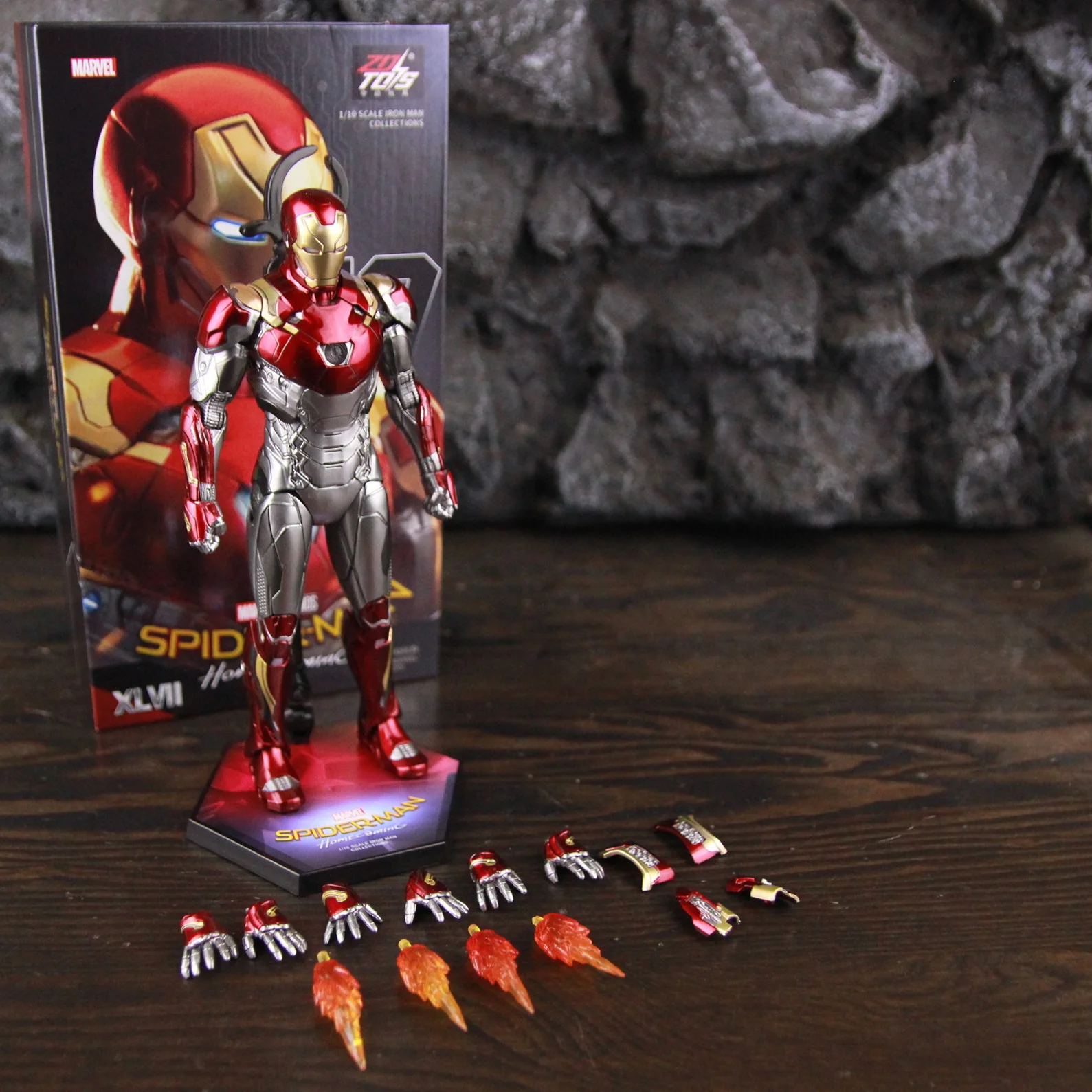 ZD Toys アイアンマン 3 MK35 レッドスナッパー MK41 ボーンズ MK24