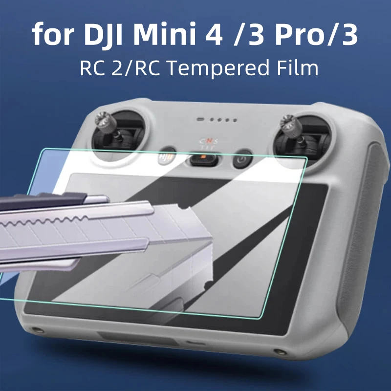 Pellicola Temperata 2 Pezzi Per Dji Mini 4/3 Pro/Mini 3 Rc2 Telecomando Hd Pellicola Protettiva In Vetro Temperato Per Dji Mini 4 Pro Accessorio