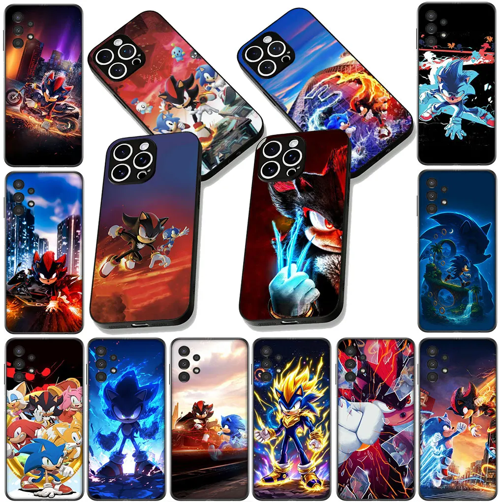 Sonic & Shadow Hedgehog Soft Phone Cover Case