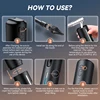 Ear Wax Removal Tool Water Powered Ear Cleaner Electric Ear Cleaning Kit with 10 Ear Tips Waterproof Type-C Rechargeable Safety 4
