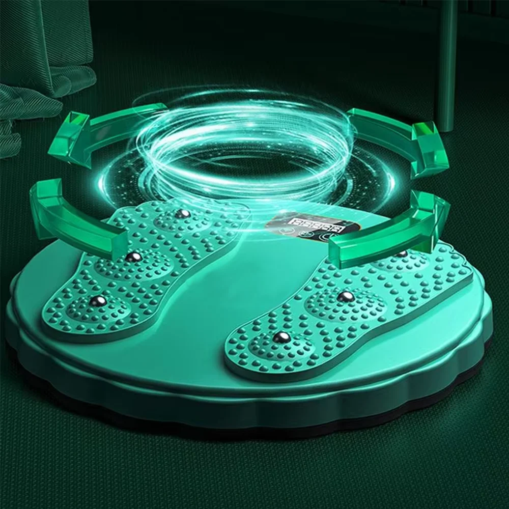 LCD Electronic Anti Slip Torque Wheel Torque Training Board with Base Silent Anti Slip Professional Fitness Bodybuilding Tool