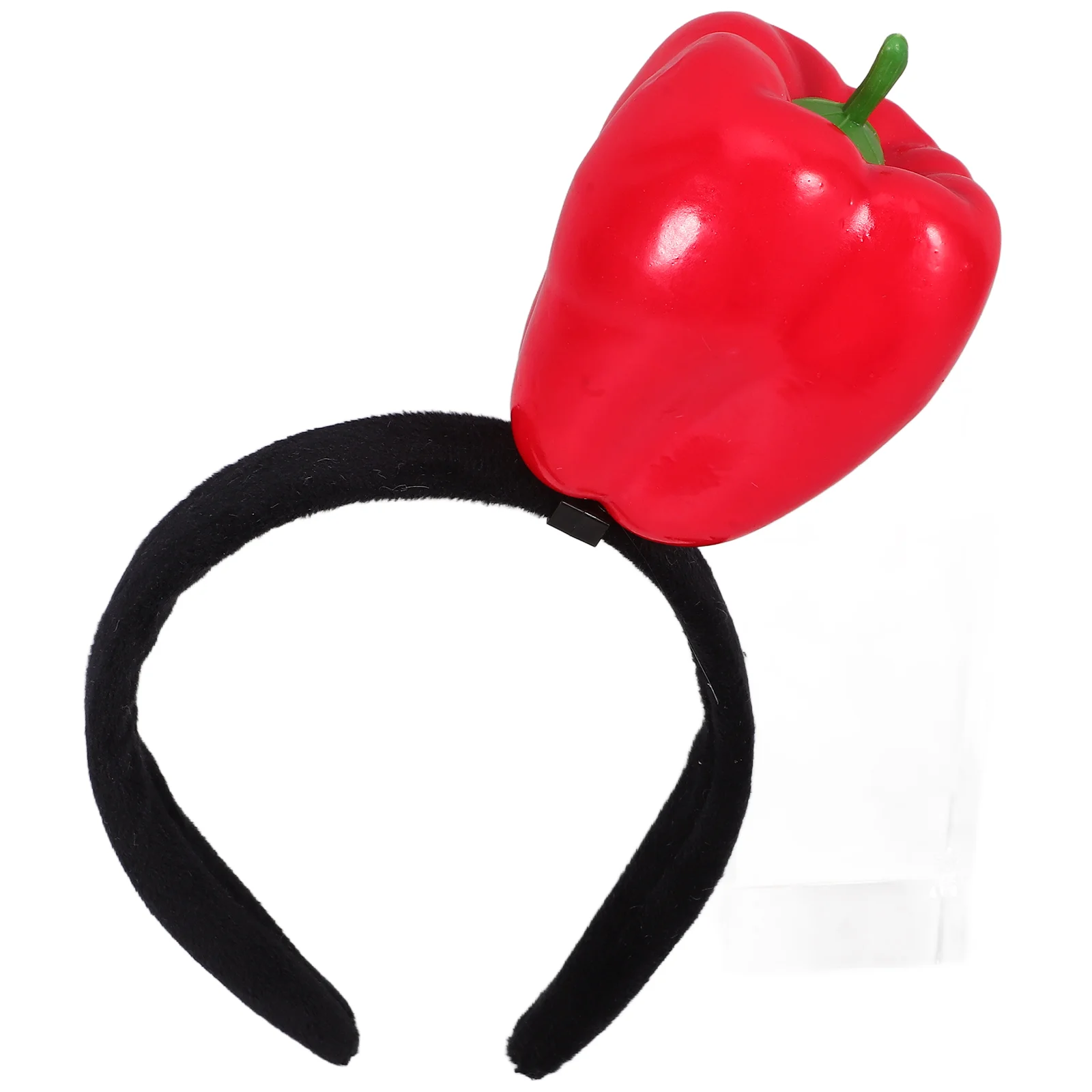 

Hair Accessories Headband Red Bell Pepper Headwear For Party Festival Simulation Photo Prop Funny Food Clasp