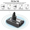 Large Capacity Dyson Vacuum Cleaner Robot Battery 21.6V Suitable for Dyson V6 DC62 SV03 SV09 DC58 (4.8Ah 6.8Ah 9.8Ah 12.8Ah) 3