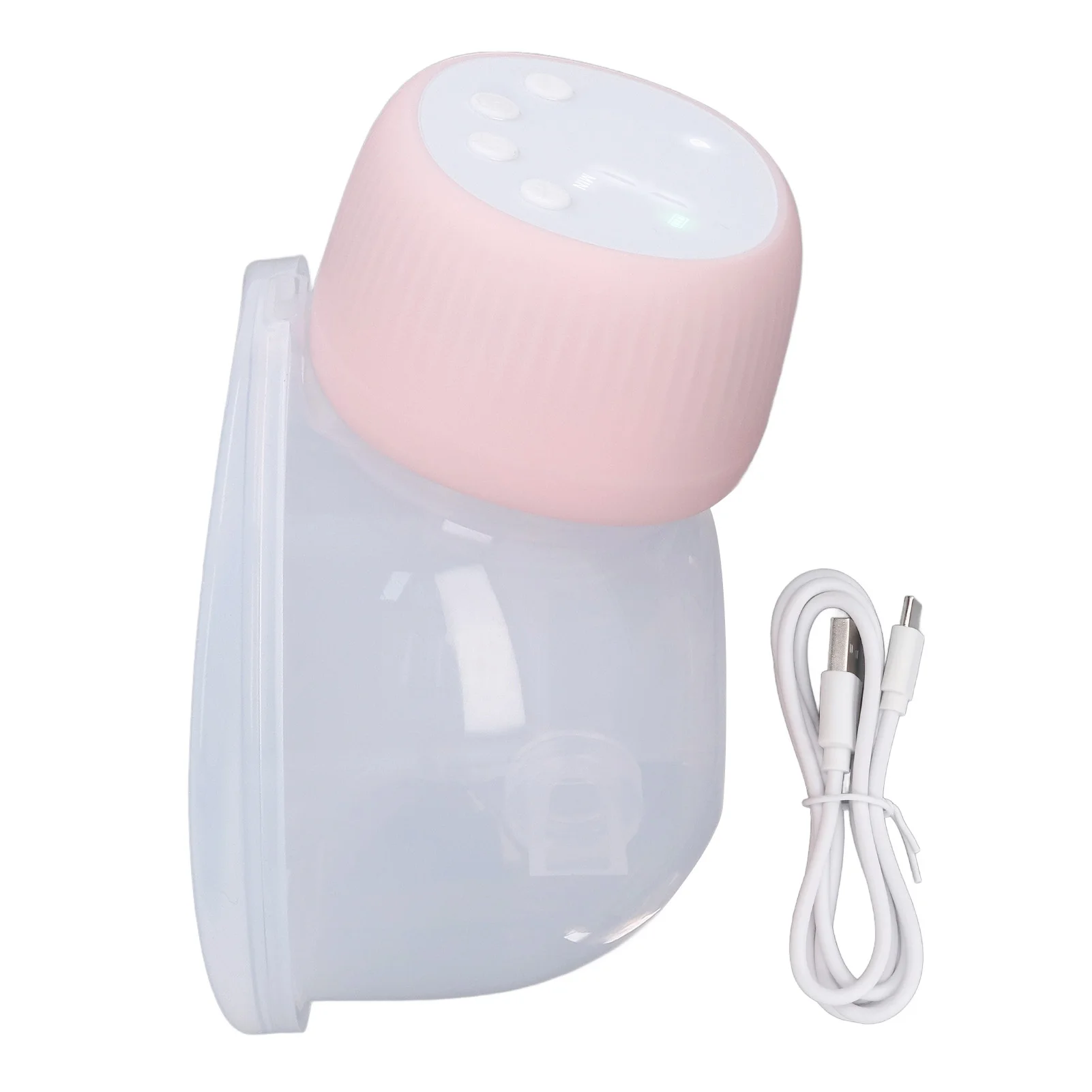 Wearable Breastpump Portable Milk Collector Cup Rechargeable 1200mAh Wearable Milk Extractor for Moms Extractor