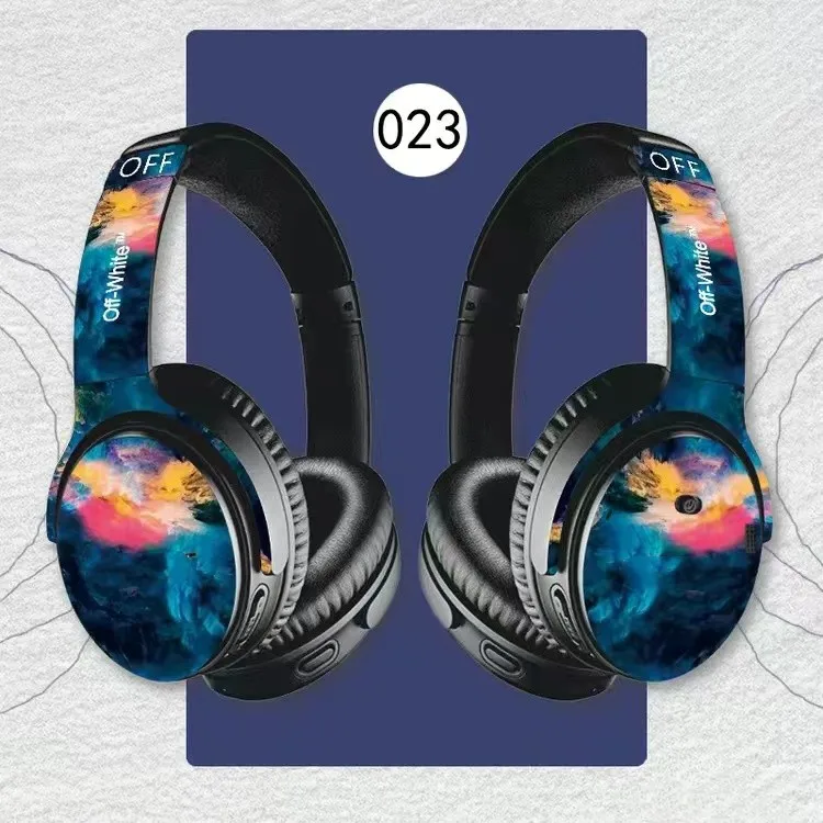 Adesivo Protettivo Per La Pelle Per Bose Qc 35 45 Copertura Avvolgente Per Cuffie Pelle Universale Per Decalcomania In Vinile Per Cuffie Wireless Bose