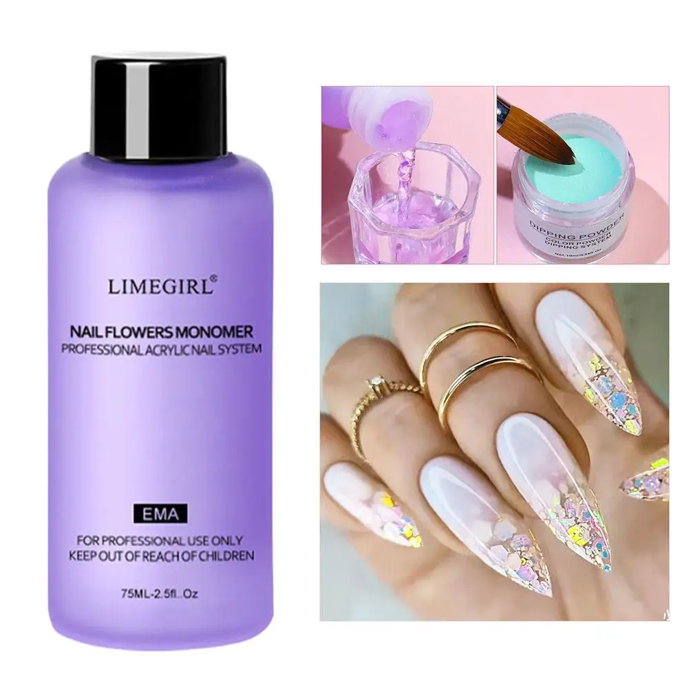 40ml Nail Cleansing Liquid Quick Dry Water Cleaning Liquid Monomer Crystal for Nails Art DIY Acrylic Powder Liquid Manicure 2