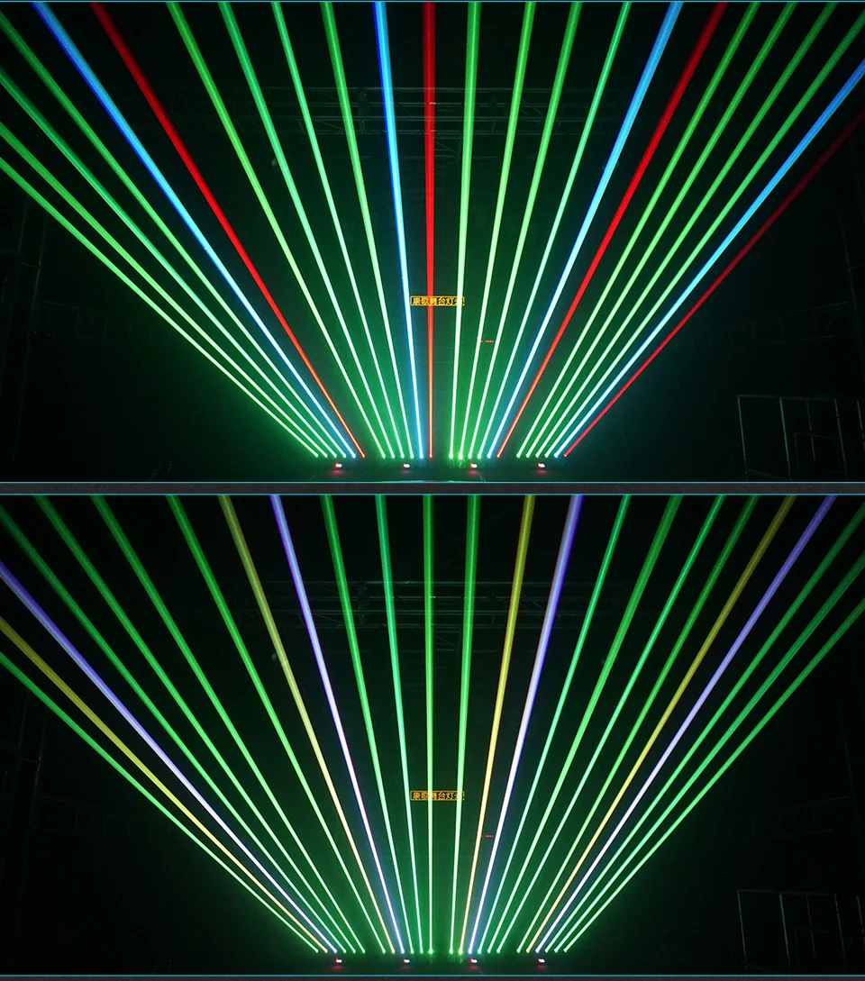RGB DMX512 6 Eyes Moving Head Laser Light Stage Laser Effect Projector Full Colo