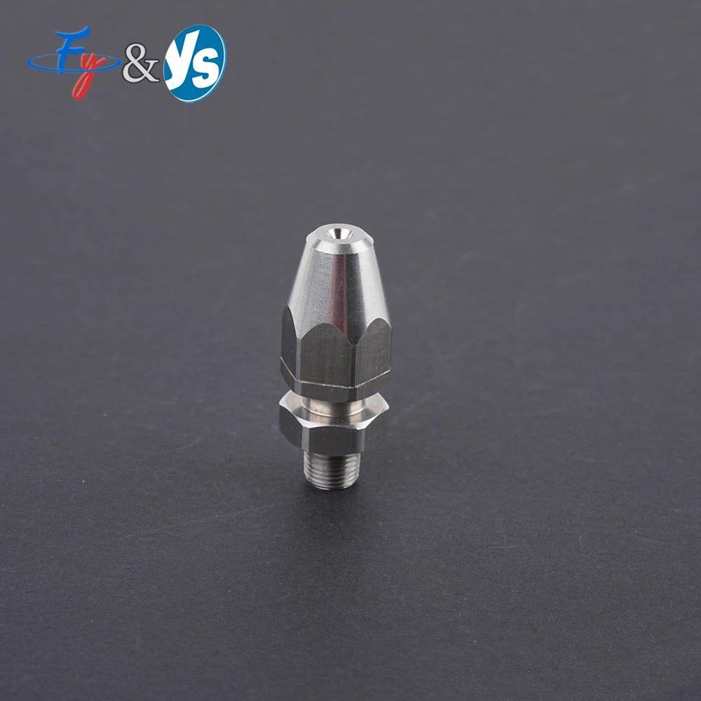 GG Angle Adjustable Stainless Steel Solid Conical Nozzle 0 Degrees 30 Degrees 60 Degrees Cleaning Spray Head 1/4, 1/8 Thread 4