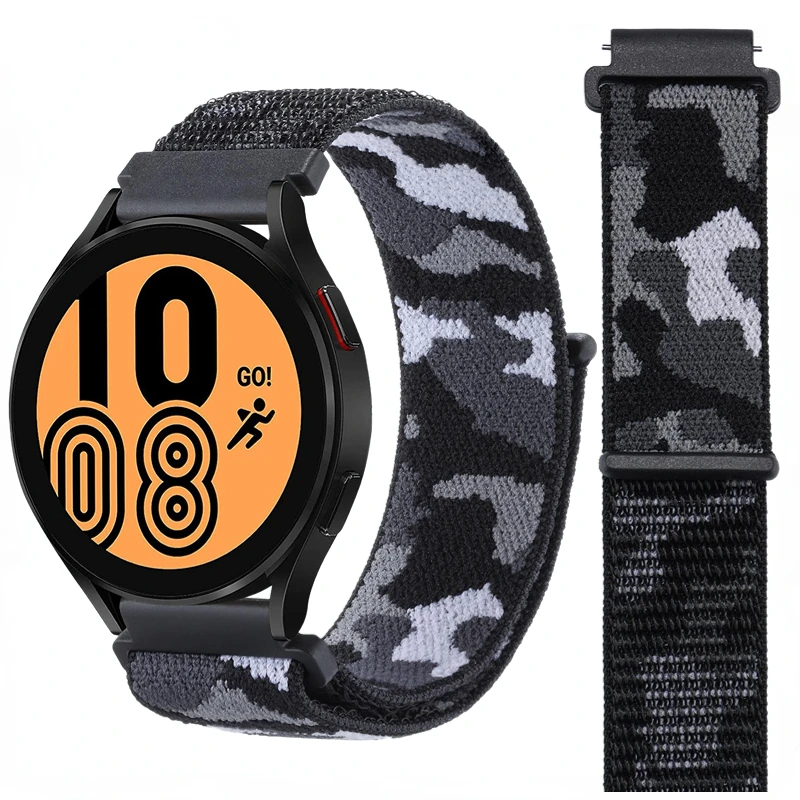 Breathable Nylon Sports Watch Strap - 22mm/20mm Adjustable Wristband