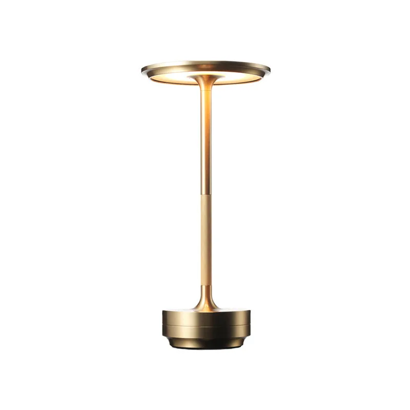 

QINGYANG Modern style touch sensor led reading light indoor USB rechargeable wireless desk table lamp for restaurants