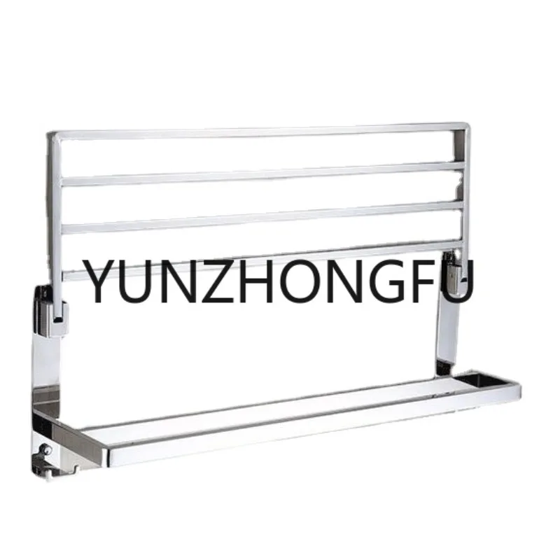 

304 Stainless Steel Bathroom Accessories Suit Robe Hook Towel Rack and Mirror Polished Toilet Paper Holder Clothes