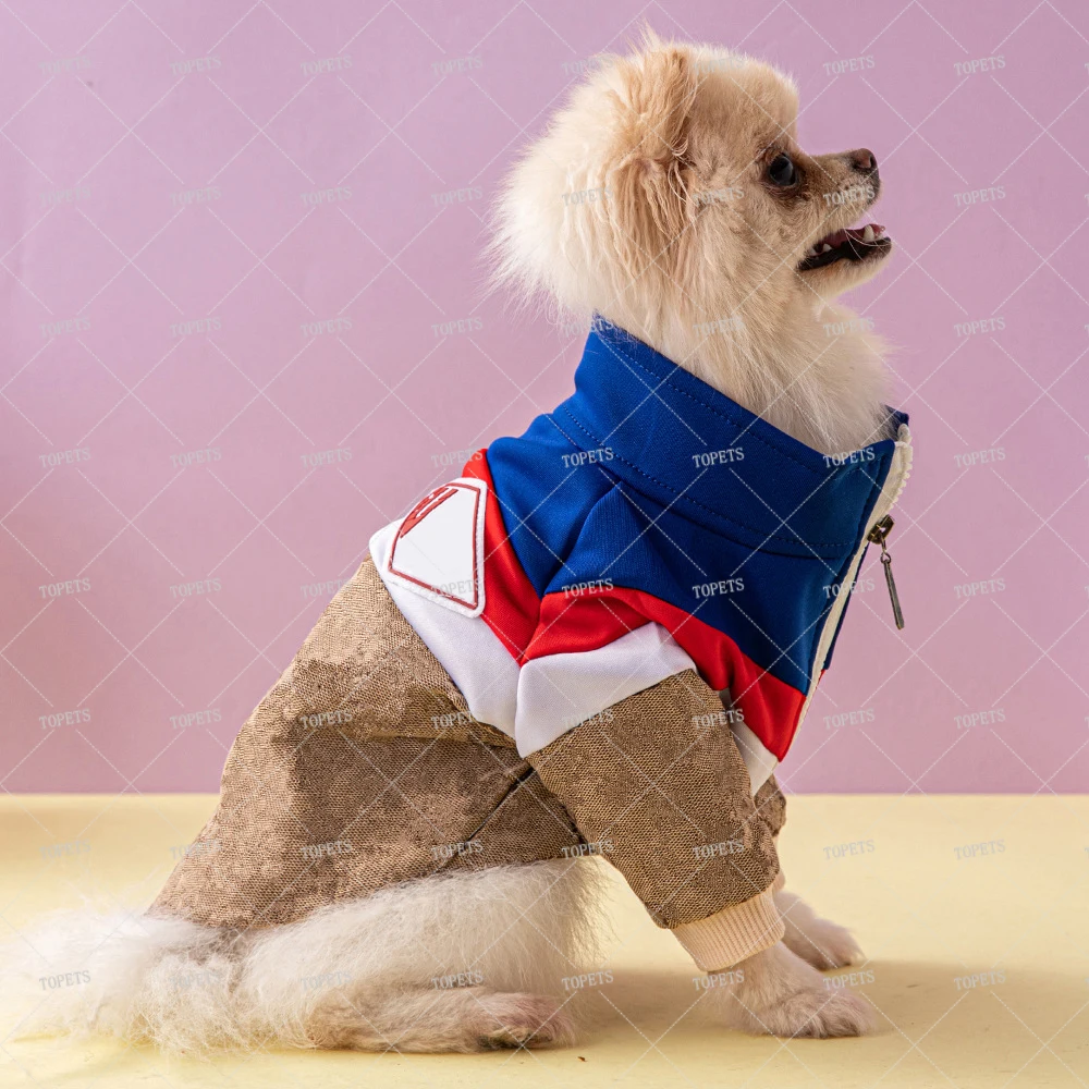 TOPETS Spring Autumn French Bulldog Designer Dog Jacket Luxury