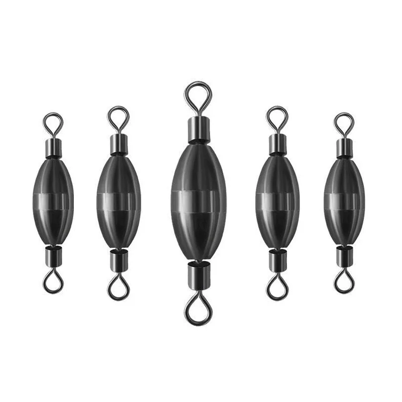 5pcs 1g-18g Brass Swivel Weight Sinker 1