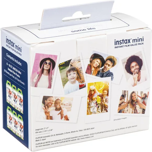 Description Picture 4 of itemOrigin Fujifilm Instax Mini Film Paper 10-60 Sheets for Fuji Instant Film Cameras Instax Mini 12 11 9 40 70 90 Link Liplay EVO