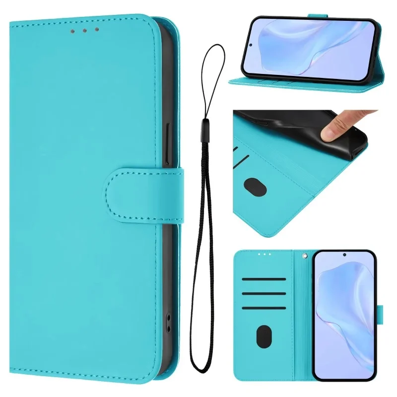 Premium PU Leather Wallet Flip Phone Case - Elegant Protection Cover