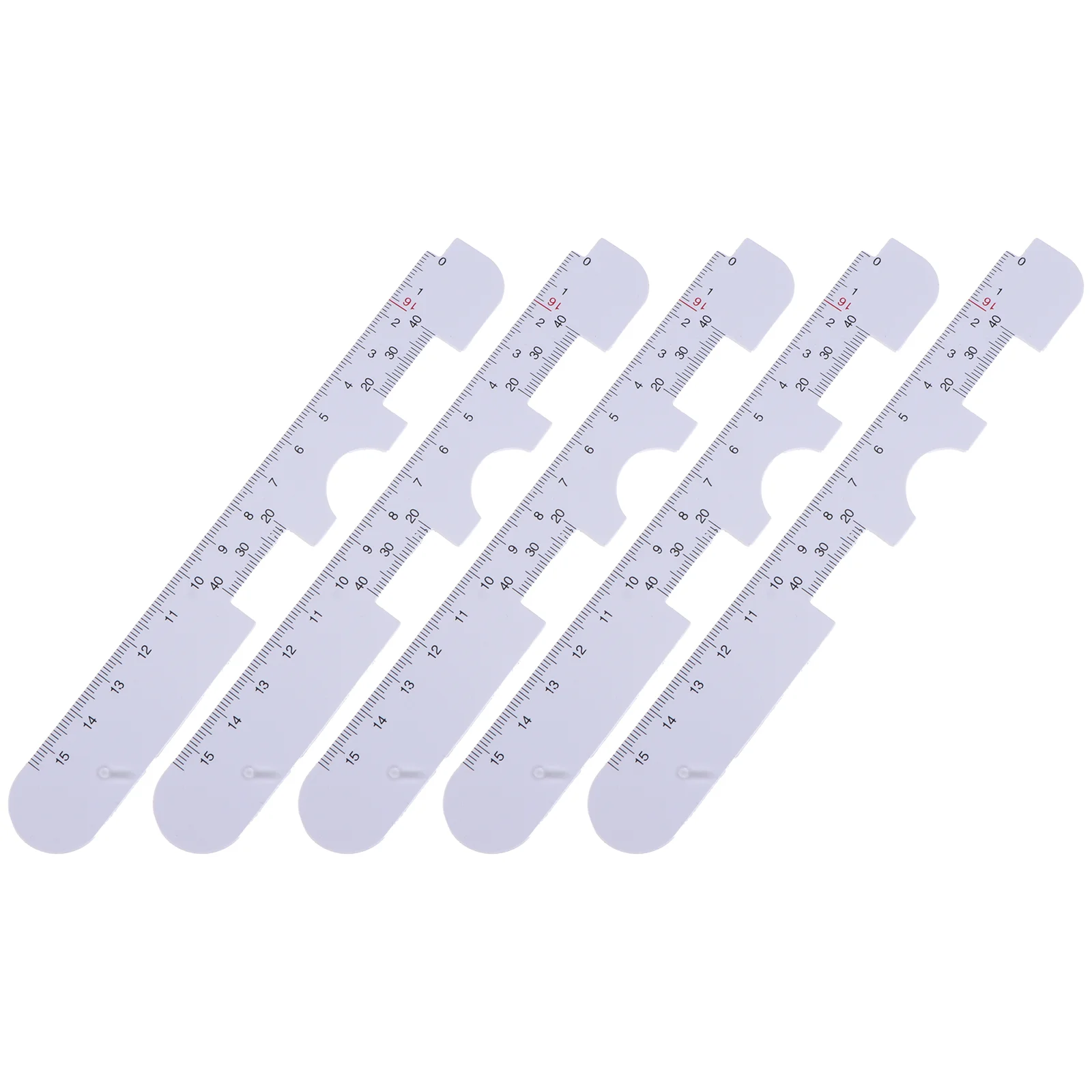 

5pcs Plastic Optical PD Ruler Pupil Distance Meter Eye Ophthalmic Tool Ruler Glasses Accessories