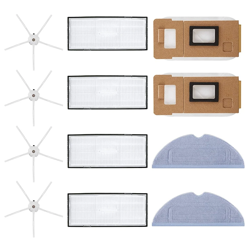 

Сменные аксессуары HEPA фильтр боковая щетка Швабра мешок для пыли для Xiaomi Roborock S7 / T7S / T7S Plus робот для подметания пола