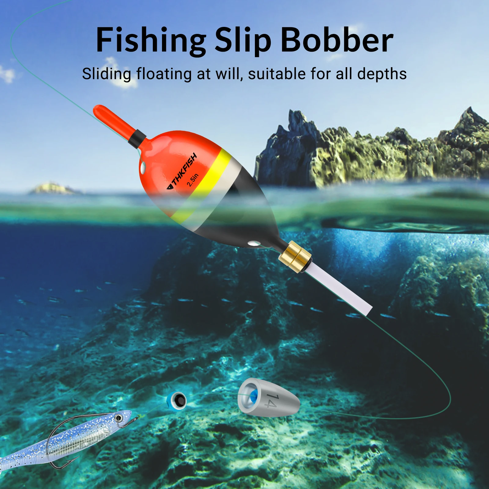 Sliding Float Rig Pike Sliding Cork Rig Weighted Popping Corks