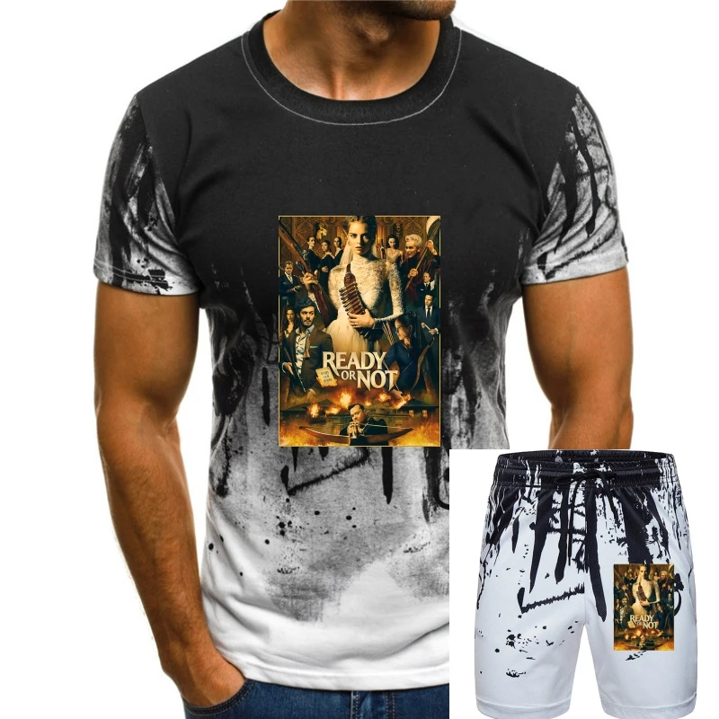 

Ready Or Not Movie Pilm Black T-Shirt M-Xxxl Casual Print Fashion Tee Shirt