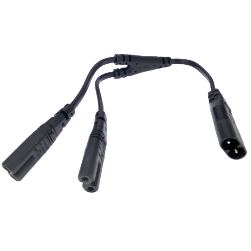 �8“ Figure C7 Stromkabel mit Schalter, IEC 320 C8 auf C7 Verlängerungskabel mit Ein/Aus, C7 Stromkabel schalten kurze Drähte – Detail 3