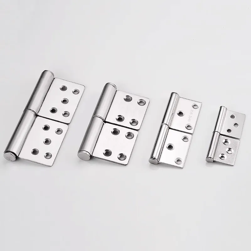 Stainless Steel Flag Shape Detachable Hinge Thickened Blades High Load-Bearing Fire Door Hinge Anti-theft Door Welded stainless steel hinges door hinges